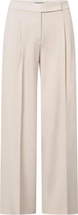 Windsor Stijlvolle Pantalon voor Mannen - Dames - Wijde Broeken - Beige - L - Broeken