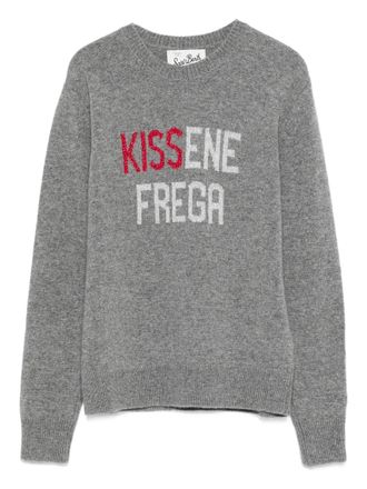 MC2 Saint Barth Kissene Frega lettering jumper - Grijs