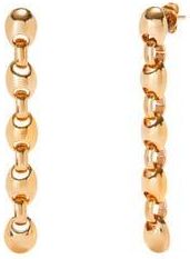 UNOde50 Long Earrings Plated in 18K Gold with Ball-Shaped Links at Nordstrom