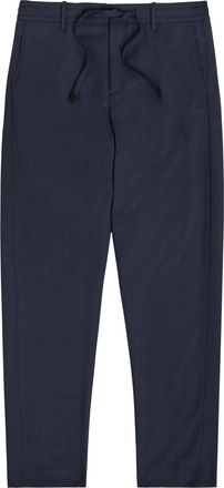 Canali Tapered-leg Wool Trousers - Navy - 54 (IT54 / Xxl)