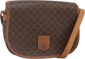 Celine Pre-owned Cross Body Bags, female, Brown, Size: ONE SIZE Pre-owned Vintage Shoulder Bag