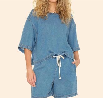 Xirena Austin Wide Sleeve Top In Pacific