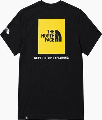 The North Face Mens The North Face Mens T Shirts Crew Neck BB SR SS Summer Cotton Tee - Black - Size: 44