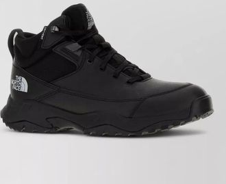 The North Face synthetic leather and mesh ankle boots