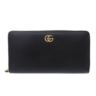 Gucci Black Leather Long Wallet (Bi-Fold) (Pre-Owned)
