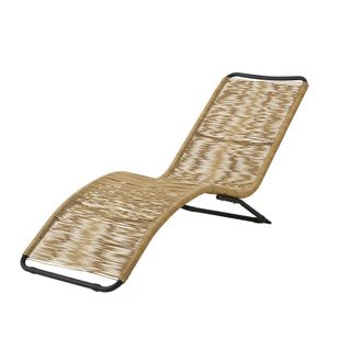 Maisons du monde Tumbona de jard&iacute;n de resina imitaci&oacute;n rat&aacute;n