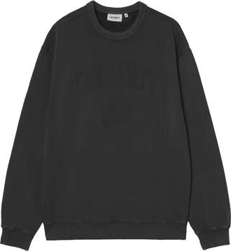 Carhartt Work in Progress Hoodies & sweatvesten, Heren, Zwart, M, Katoen, Faded Pond Corps Sweatshirt