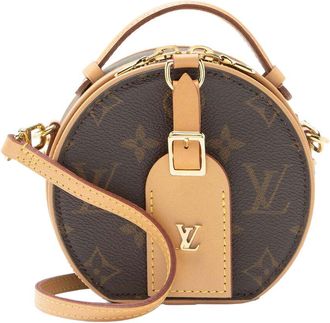Louis Vuitton Brown Monogram Canvas Boite Chapeau Mini (Authentic Pre-Loved)