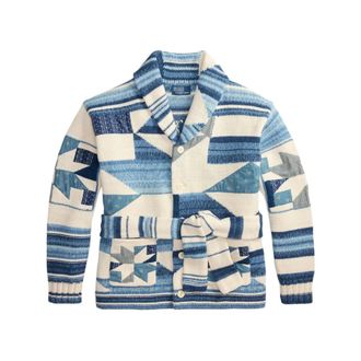 Ralph Lauren Cardigans, male, Multicolor, Size: XL Shawl Collar Cardigan