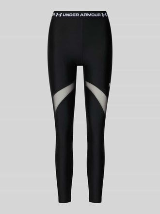 Under Armour Leggings mit Mesh-Eins&auml;tzen in Black, Gr&ouml;&szlig;e XL