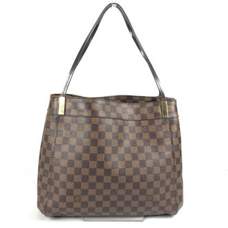 Louis Vuitton Damier Brown Ebene Damier Canvas Shoulder Bag Tote Bag (Pre-Owned)