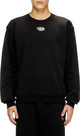 Diesel S-Norm-Iod Sweatshirt in Black at Nordstrom, Size Xx-Large
