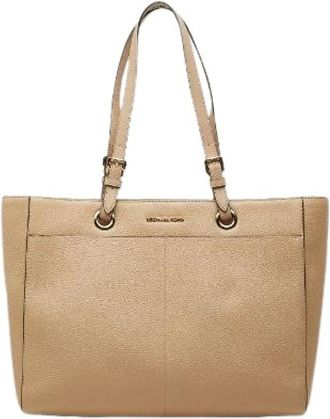 Michael Kors Pre-owned Tote Bags, female, Beige, Size: ONE SIZE Pre-owned Tote Bag