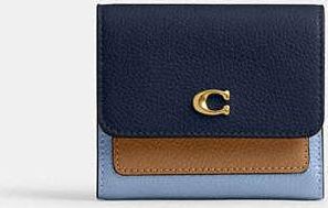 Coach Mila Small Flap Wallet In Colorblock