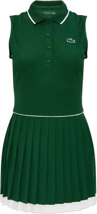 Lacoste pleated mini dress - Green