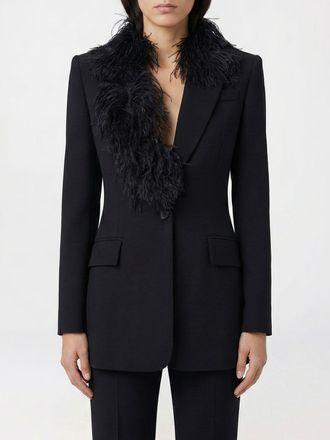 The Attico Blazer a monopetto con piume The Attico