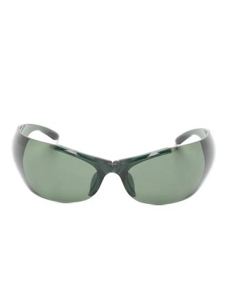 Balenciaga BB0454S oval-frame sunglasses - Green