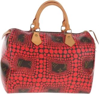 Louis Vuitton Pre-owned Canvas Handtas - Dames - Vintage Handtas - Rood - ONE Size - Vintage