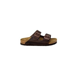 Birkenstock Arizona Twee-band Sandalen Model 100 - Dames - Sandalen - Bruin - 37 EU - Leer - Schoenen