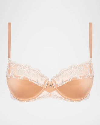 Lise Charmel Splendeur Soie Lace-Trim Demi Bra