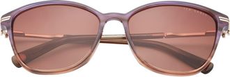 Ted Baker 57mm Cat Eye Sunglasses in Purple at Nordstrom Rack