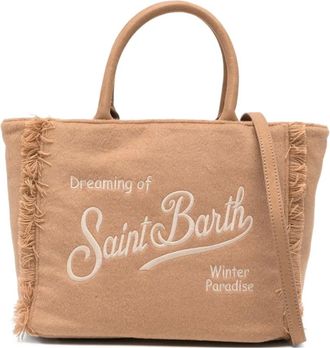 MC2 Saint Barth Borsa tote Colette Felt con ricamo - Toni neutri