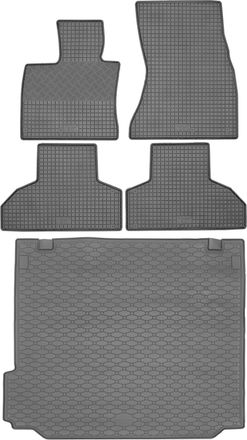 OEM Juego De Alfombrillas De Goma Para Coche Y Alfombrilla Para Maletero Para Bmw X5 F15 Suv (de Octubre De 2013 A Octubre De 2018)