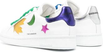 Dsquared2 Womens Multi-Panel Lace-Up Sneakers Aw23 W