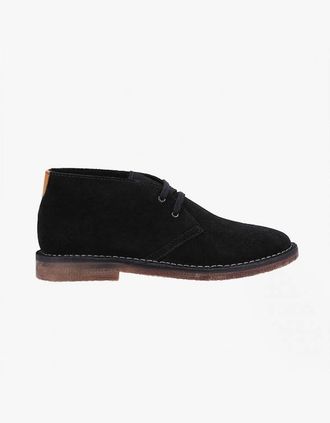 Hush Puppies Mens Hush Puppies SAMUEL Mens Chukka Boots Black - Size: 10