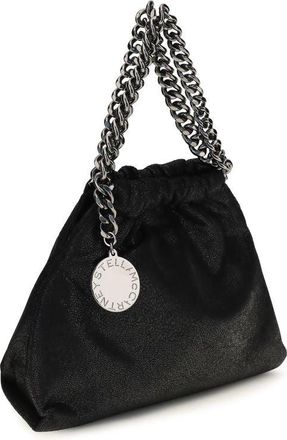 Stella McCartney Womens Falabella Mini Bag Black Polyester
