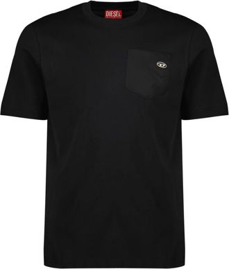 Diesel T-Adjust T-shirt - Heren - T-shirts - Zwart - S - Katoen - Tops