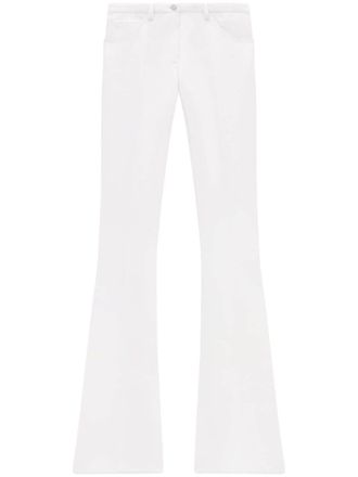 Courrèges Pantaloni svasati Relax - Bianco