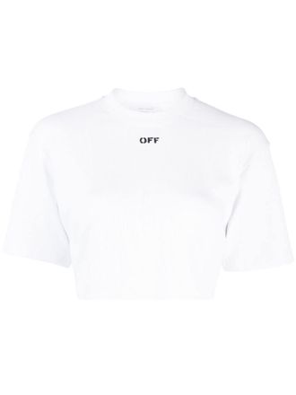 Off-white T-shirt con stampa - Bianco