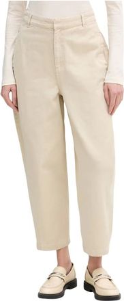 Barbour Jeans, Dames, Beige, L, Katoen, Daya Barrel-Leg Jeans