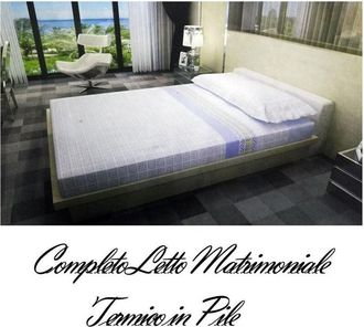 Trade Shop Trade Shop - Completo In Lenzuolo Sopra Gdp And Sotto 2 Copricuscino Blu In Righe