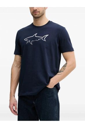 Paul & Shark Lightweight cotton jersey T-shirt Size: XL, colour: N