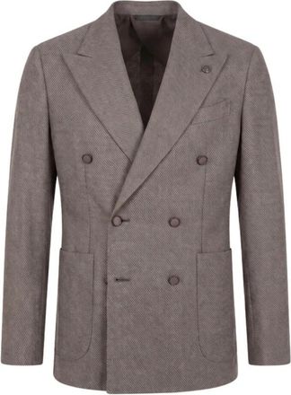 PESERICO Blazer - Heren - Blazers - Bruin - L - Jassen
