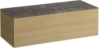 Laufen Il Bagno Alessi Cajonera, Encimera De Piedra Marrone - Laufen