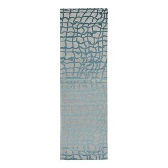 Louis De Poortere Alfombra de poli&eacute;ster azul, 80x250 cm