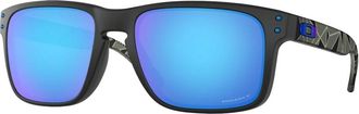 Oakley Matte Zwarte Prizmatic Zonnebril - Heren - Zonnebrillen - Zwart - 55 MM - Accessoires