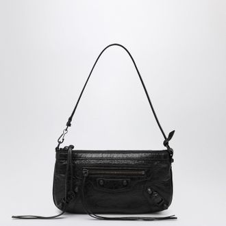 Balenciaga Black Le City shoulder pouch