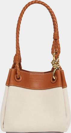Bottega Veneta Parachute Small Canvas Shoulder Bag