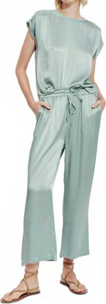 M&eacute;lissa Nepton Lima Top Short Sleeve Blouse In Perfect Green