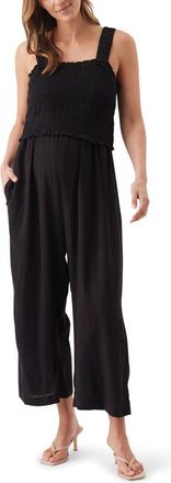 Ripe Tilda Nursing Jumpsuit in Black at Nordstrom, Size X-Large