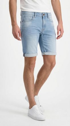 Cars Jeans Jeansshorts CARS JEANS SEATLE Short, Herren, Gr. XS, N-Gr, blau (bleached used), Web, Obermaterial: 86% Baumwolle, 13% Polyester, 1% Elasthan, unifarb