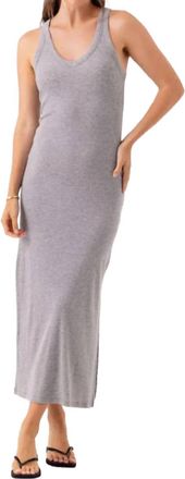 Sundays Aymee Dress In Heathered Grey