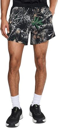 Nike Stride Dri-FIT 5 Brief-Lined Running Shorts Mens Workout Anthracite/Black/Reflective Silver : 2XL, Polyester