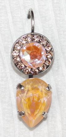 Mariana Womens Sun Kissed Earrings In Peach