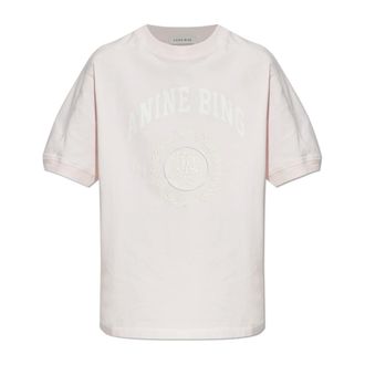 Anine Bing T-Shirts, female, Pink, Size: XS Jaylin T-Shirt