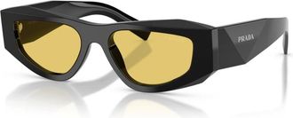 Prada Heren, Accessoires, Zwart, Maat: 52 MM Polyamide